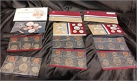 UNCIRCULATED US COIN SETS / 3 PCS