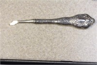 Sterling Handle Ornate Hook