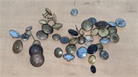 Lot of Old Various Military Police Buttons