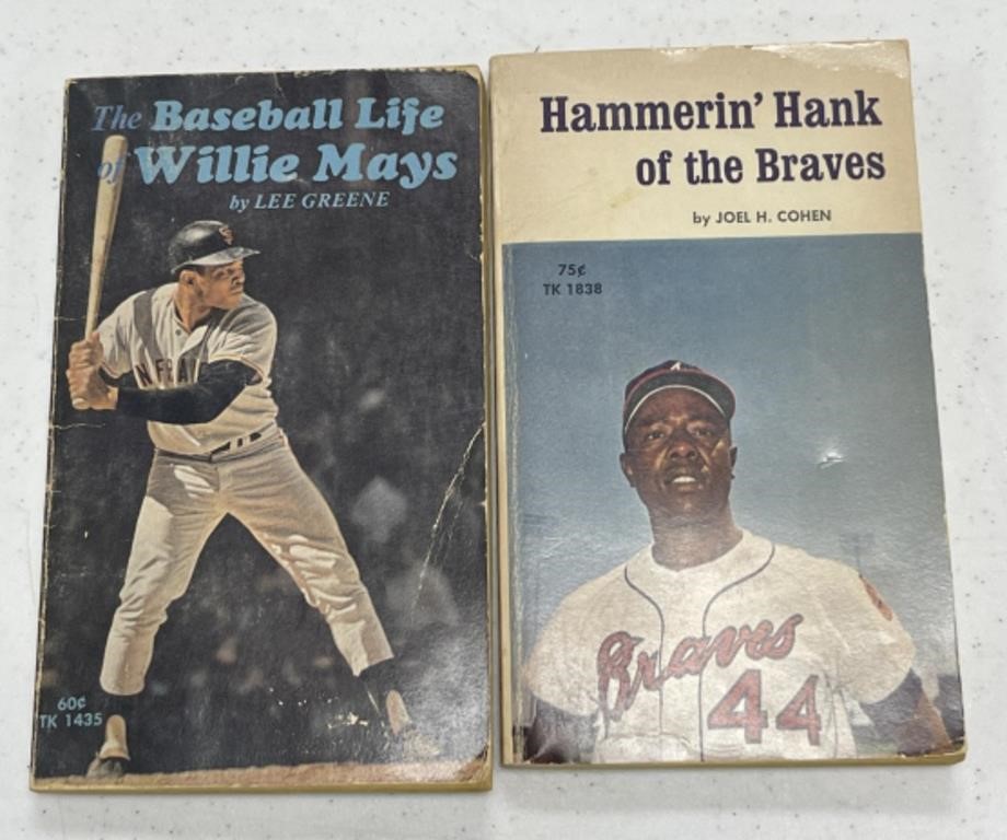 Hank Aaron and Willie Mays Books