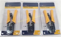 (3) Fluke Networks Modular Crimper NIB