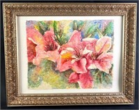 Pauline Kretler "Azalea Botik" Watercolor