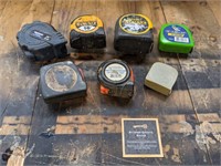 Lot of Assorted Tape Measures 2