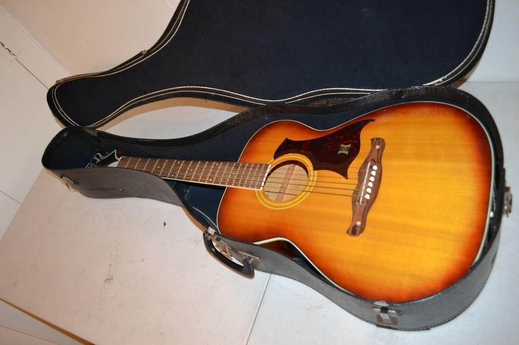 1960's Harmony H167 Guitar w/ Case