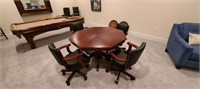 5PC-GAME TABLE W/4-CHAIRS