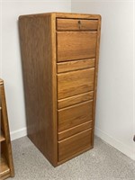 Wood Four Drawer File Cabinets