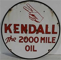 DSP Kendall The 2000 Mile Oil Sign
