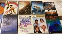 8 Music DVDs Quinn and The Moody Blues