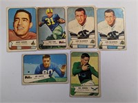 1956 Bowman Football (6 Cards)