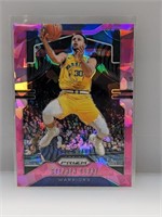 2019-20 Prizm Steph Curry Pink Cracked Ice Card