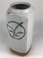 Glaze Paint Decorated Stoneware Vase