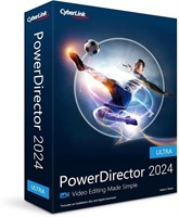$166 CyberLink PowerDirector 2024 Ultra | Easy