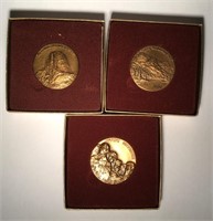 (3) National Park Official Medals  1985 - 1986 MAC