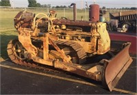 Caterpillar D2 dozer, both motors free, rolls.