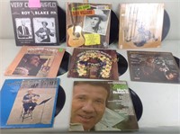 Vinyl records including Roy and Blake, hank