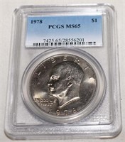 1978 PCGS MS65 EISENHOWER DOLLAR