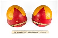 (2) Vintage Marching Band Helmets