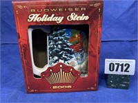 Budweiser 2005 Holiday Stein w/Box