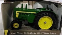 Die-cast John Deere 1956 Model 820 toy tractor