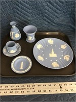 Vintage Wedgwood Tray Lot of 6 Pieces Made in