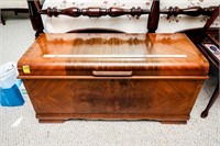 Waterfall Style Antique Cedar Chest