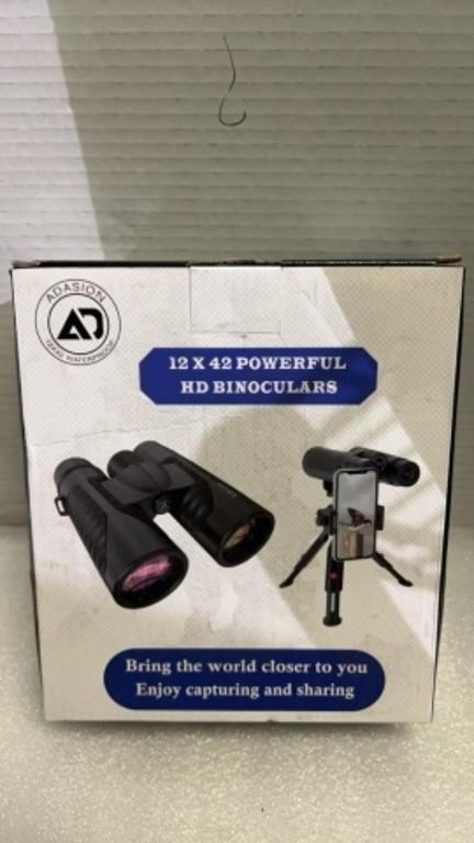 12 x 42 powerful HD binoculars