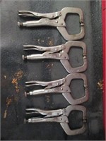4 vise grip clamps