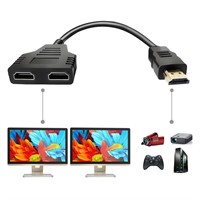 HDMI Splitter Adapter Cable - HDMI Splitter 1 in 2