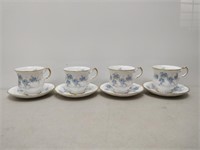 Paragon 'remember me' cups and saucers and milk