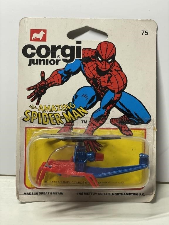 Vintage 1978 MARVEL Comics Corgi Juniors Toys