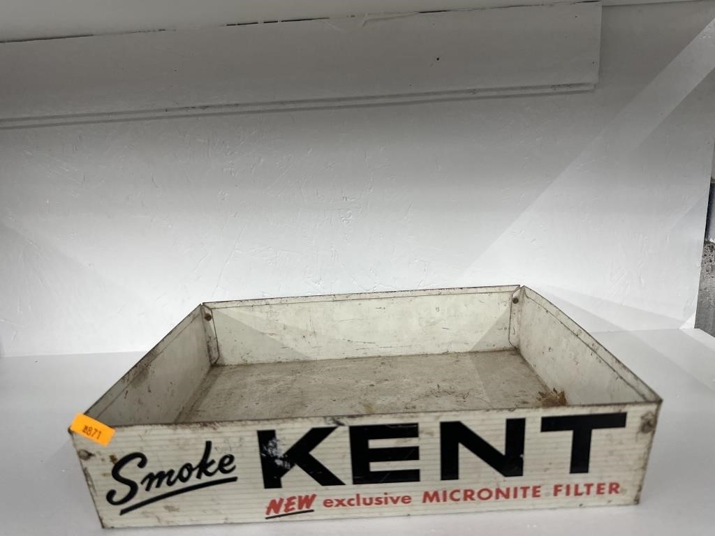 Kent cigarette metal display