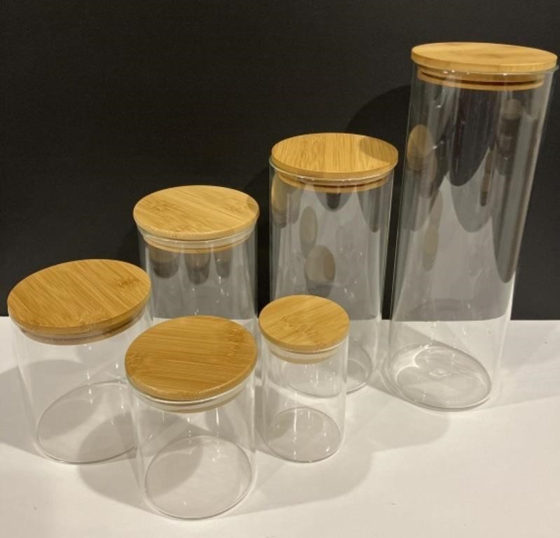 Glass Canister Set