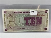 MILITARY BANK NOTE - BRITISH ARM FORCES  - 1PC