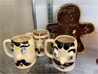 (3) Mugsy Mugs with Cookie Mold
