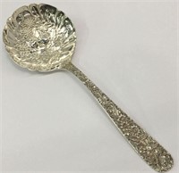 S. Kirk & Son Sterling Repousse Serving Spoon