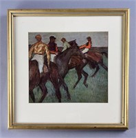 Edgar Degas, "Jockeys" 1947 Limited Edition Print