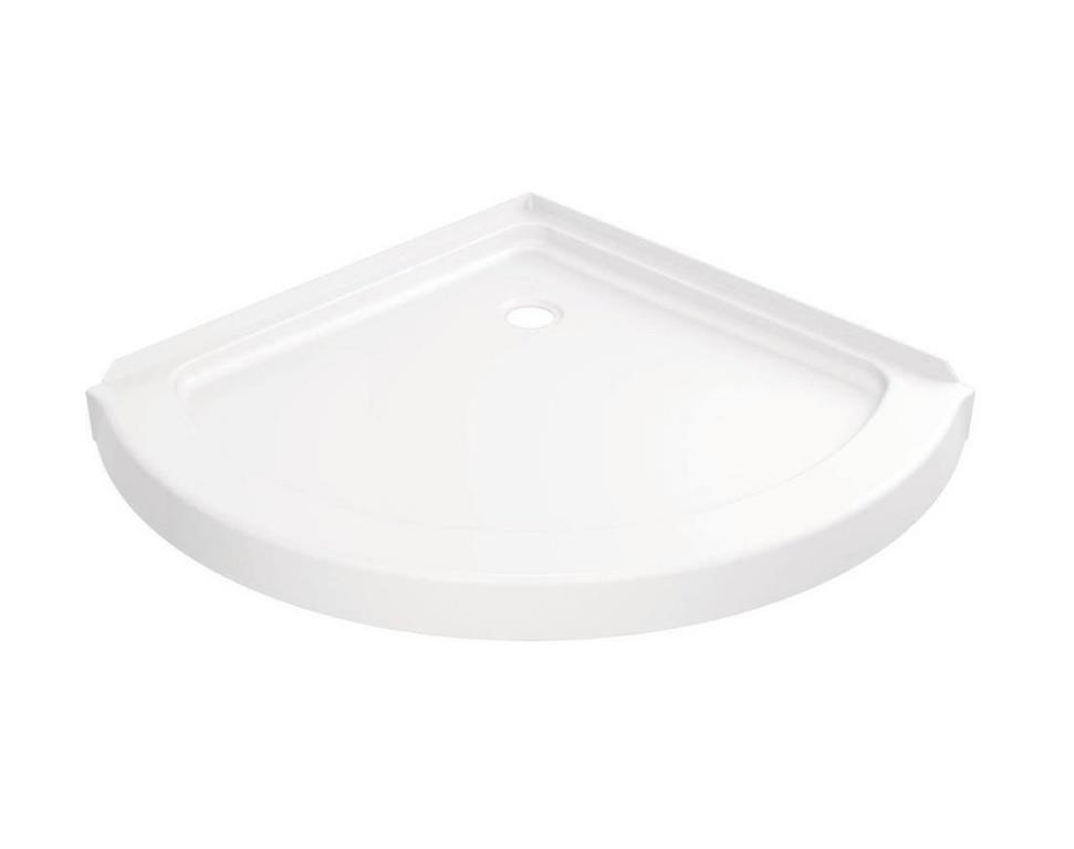 Foundations 38 in. L x 38 in. W Corner Shower Pan