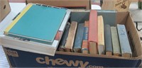 3 boxes assorted books