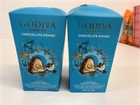 2 Boxes Godiva Belgium Chocolate Domes