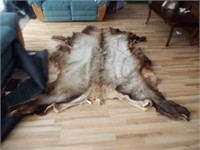 Tanned elk hide. Note: Photo is not included but