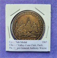 Chester Valle Coin Club Medal
