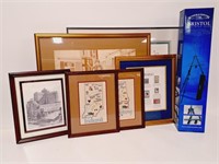 Nursing Stamps, Framed Art