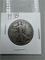 1935 Silver Walking Liberty Half Dollar