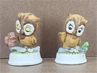 Pair of Owl Figurines