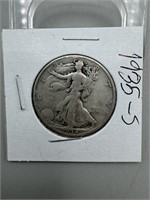 1935-S Silver Walking Liberty Half Dollar