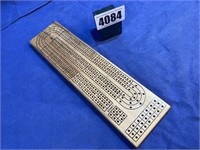 Cribbage w/Hinged Board, 3 1/8"W