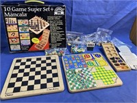 10 Game Super Set Plus Mancala