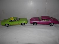 2-Loose 1/18th Scale cars