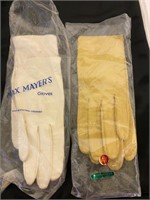 Vintage Kid Leather Gloves in orig Pkg.