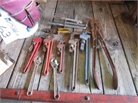 Pipe Wrench; Crescent Wrench; Bolt & Plier Cutter